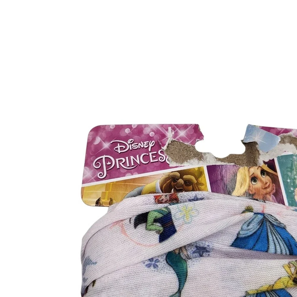 Disney Princess‎ Protective Headband Face Cover Multicolor Washable Reusable 3+